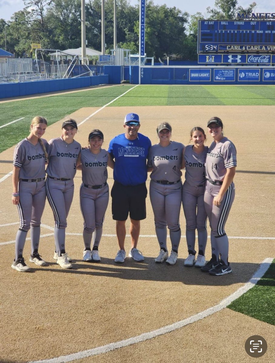 I had a blast at the @McNeeseSoftball camp today! Everyone worked so hard and I learned so much! Thank you Coach Landreneau and Coach Landry. I’m looking forward to more camps and loved learning from you and some of the Cowgirls. 💛🤠💙#GEAUXPOKES