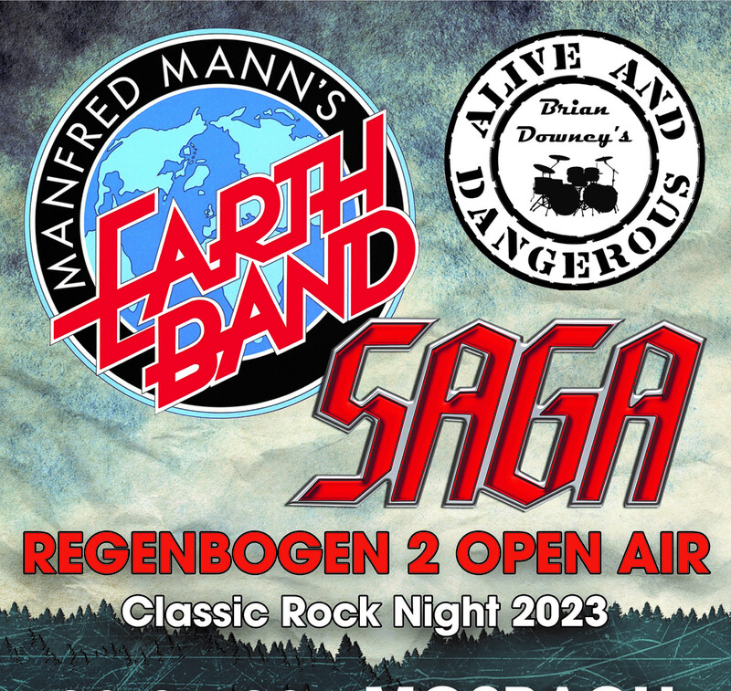 Delighted to announce that we will be playing at The Rainbow 2 Open Air - Classic rock. Grober Elzpark Mosbach, Germany on July 28th 2023 provinztour.com