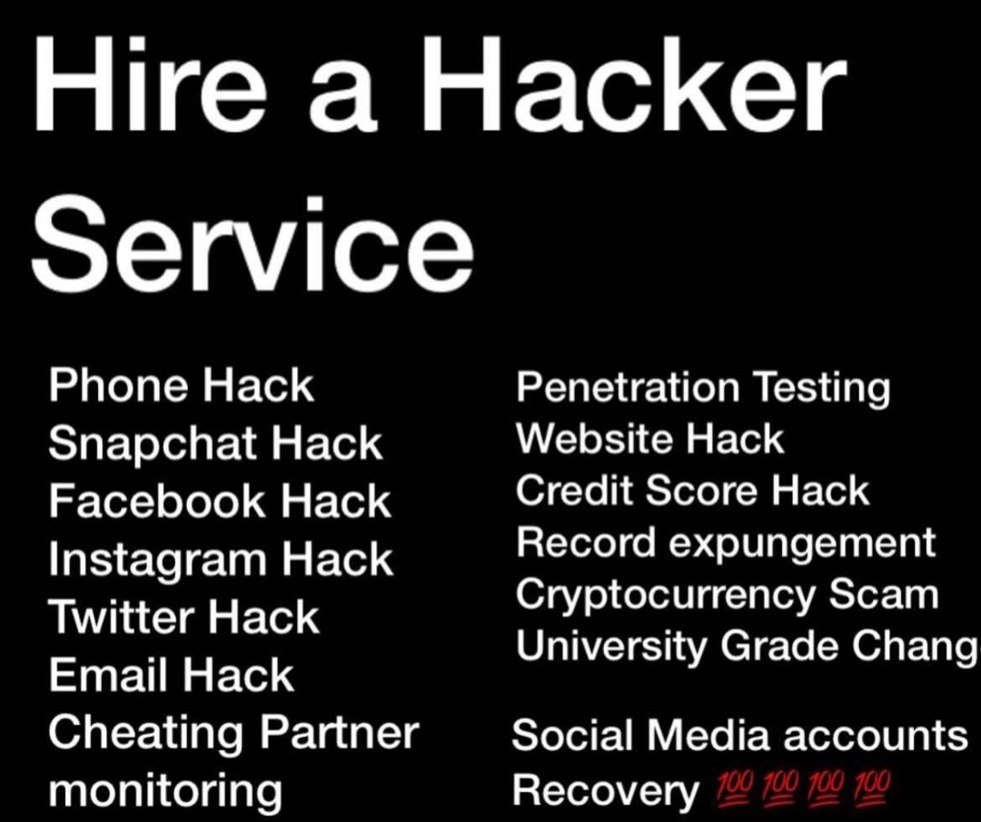 cyclopstech1's tweet photo. SERVICES:
#Whatsapp hack/Recovery ✅
#Gmail hack/ Recovery✅
#Twitter Recovery ✅
#Phone Spy✅
#Whatsapp Spy
#Snapchat Recovery✅
#Instagram Recovery 
#Snapchat Hacking✅
#Tiktok Recovery✅
#Instagram Hacking ✅
#Facebook Recovery✅
#Facebook Hacking✅
#Disabled and Locked🔐 https://t.co/OONLyXNbUT