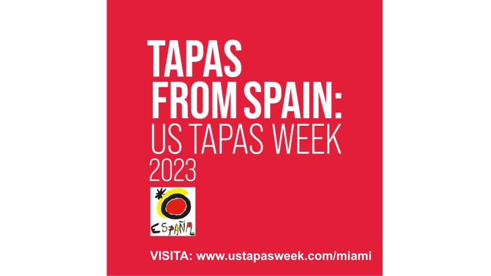 ConEspMiami's tweet photo. Queremos compartir con todos vosotros que esta semana es la US tapas week 2023 en Miami.
Del 11 al 18 de Junio, apuntadlo en vuestros calendarios.
Más info en la imagen
#USTapasWeek #WorldTapasDay #miamieats #miamifoodie #miamifoods #eatermiami #miamifoodscene https://t.co/rLJDvKx44c