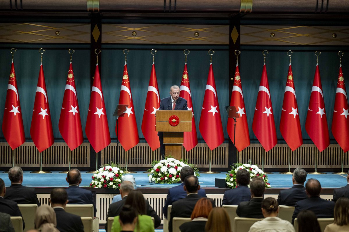 Cumhurbaşkanımız Recep Tayyip Erdoğan, Cumhurbaşkanlığı Kabine Toplantısı sonrasında açıklamalarda bulundu.