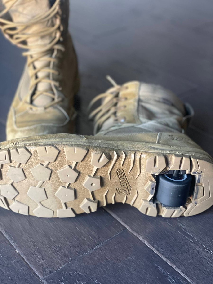 RegimentGG's tweet image. The “Combat Heelys” will become standard issue to all U.S. #Military troops by 2024!
