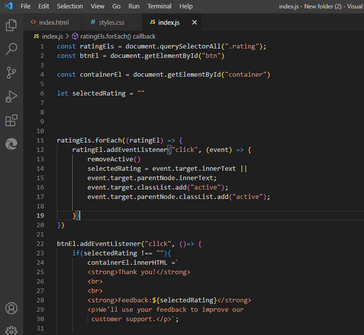 AkinsAyomi's tweet image. Day 8 of 100dayscoding:
I design a Feedback UI
http://127.0.0.1:5500/index.html
#100daycoding #html #css #javascript