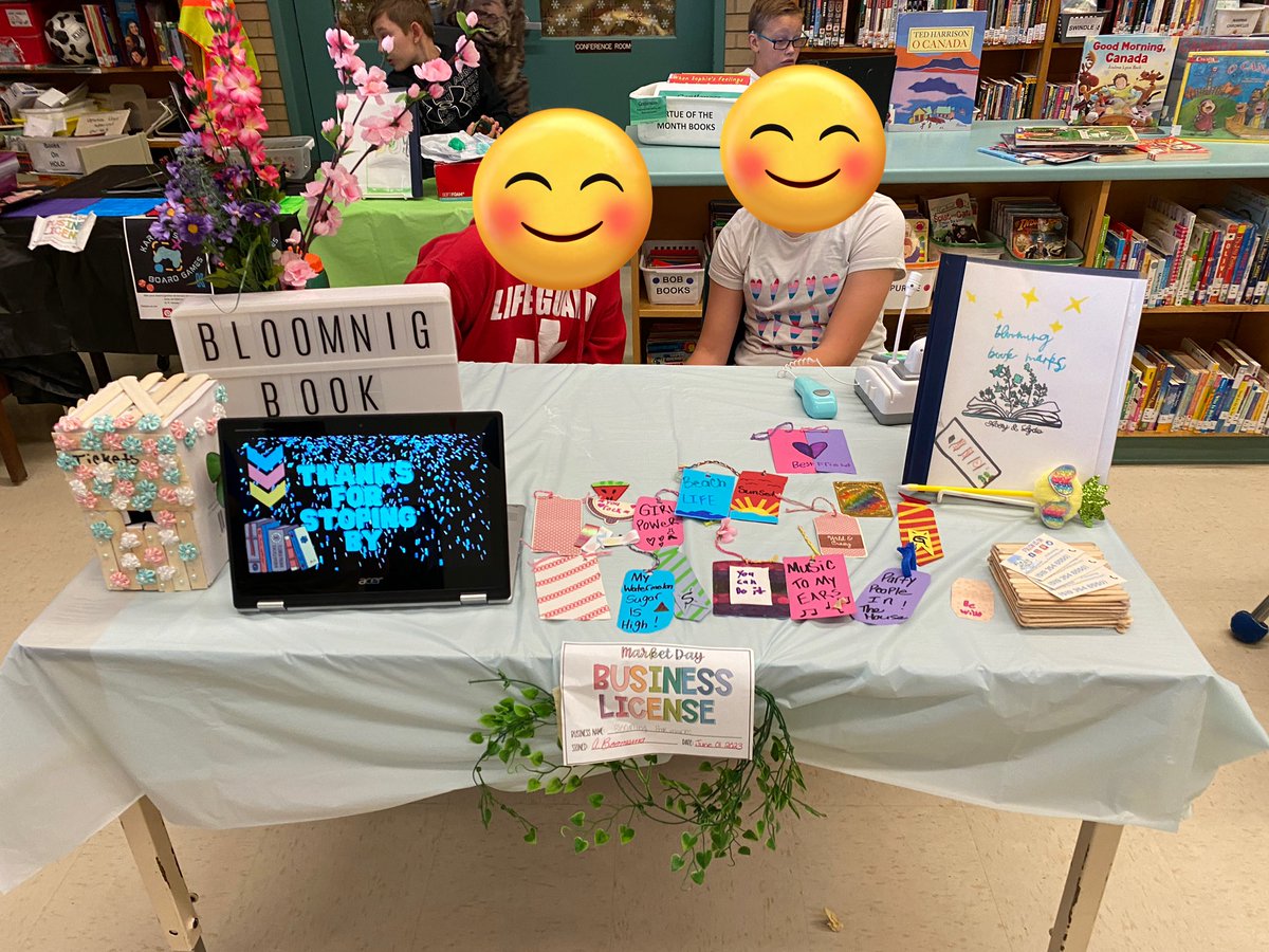 MrsBoomsma's tweet photo. Market Day 2023! Today was an incredible day and students were able to display their hard work. Our market was a great success and students put their marketing and financial literacy skills to work. Great job 4/5’s! #sccdsb @GPVanierCS @sara_vadovic https://t.co/FXaczoJMuR
