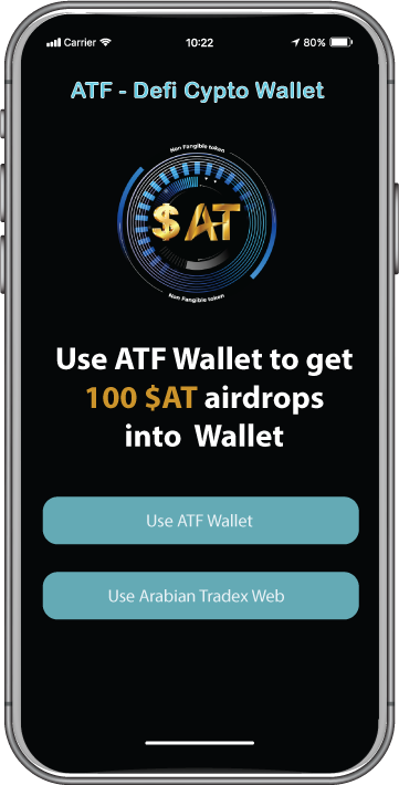 ArabianTradex's tweet photo. Thanks a lot  for hard working of our app development teams to Launch ATF Wallet And $AT token airdrops into Wallet.

We are launching ATF Wallet in promise time with 100 $AT for free airdrops who  install it.
Read More.. https://t.co/fujOtZEXVv
#freeairdrops #newcoinlisting https://t.co/rtVo1E2VUT