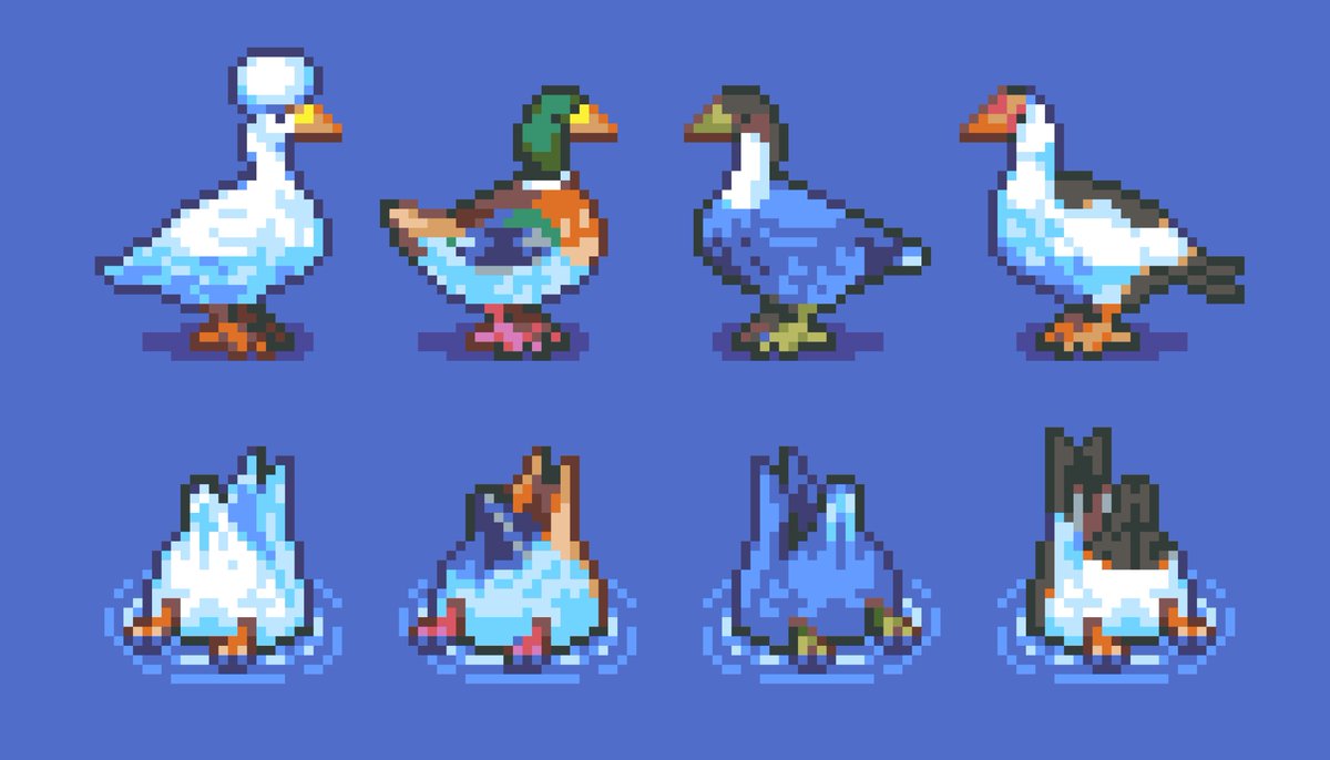 ducky ducks 🦆 #pixelart