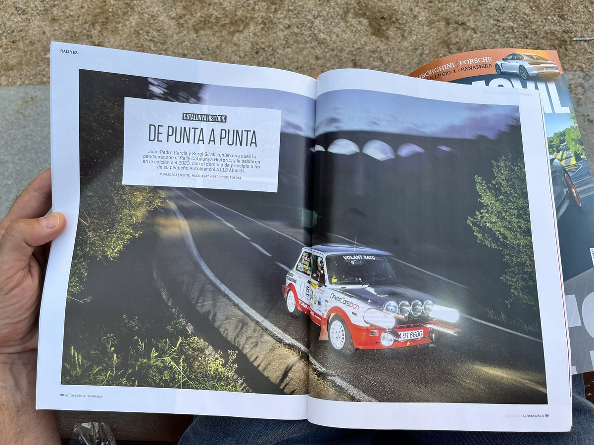 #motorclasico gràcies pel “foton” passant per Duesaigues i per la gran crónica del <a href="/VFradera/">Valentí Fradera</a> GRÀCIES🔝🔝
<a href="/RallyRACC/">RallyRACC</a> P1🥇