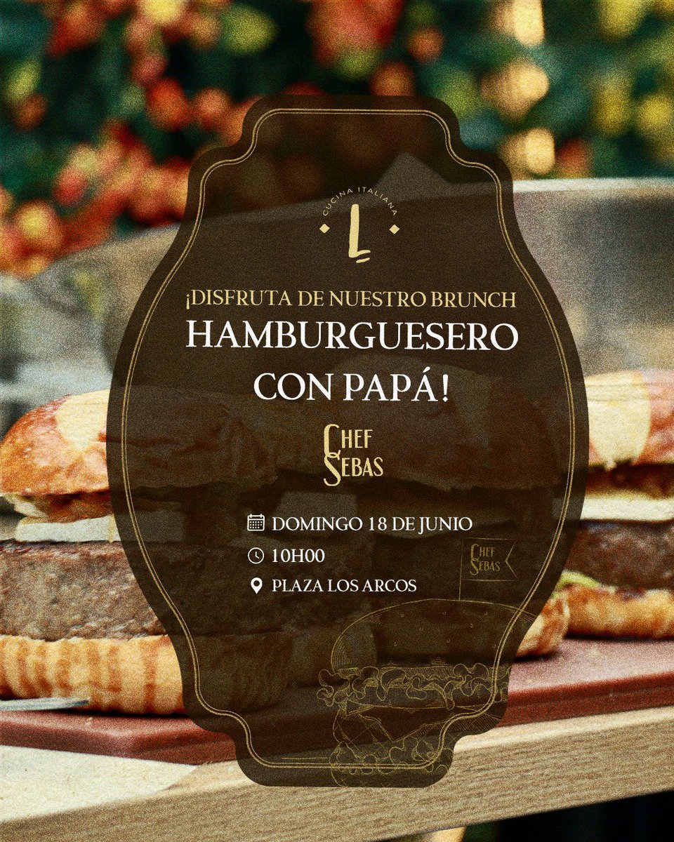 chefsebas_ec's tweet photo. Este domingo se repite el Brunch Hamburguesero 🍔 

Y por el Día del padre decidimos hacer una hamburguesa de WAGYU Australiano A5 🇦🇺 

⚠️ stock limitado ⚠️ 

También tendremos las dos hamburguesas insignias y únicas de mi marca Chef Sebas 🙌🏻  Los Esperamos este domingo https://t.co/zyNmWPACOw