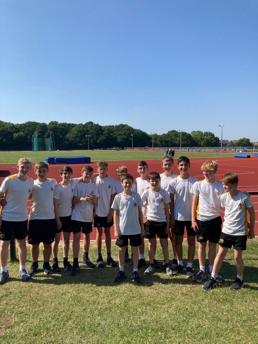 MTS_Sport's tweet photo. Congratulations to the year 7/8 boys who took part in the Regional Athletics Finals today. There were wins for Jack Finnegan (H Jump) Will Delamere (1500m) + Jordan Scott (200m) and Runners up places for Luke Meadows (Hurdles) Lucas Houghton (Shot) + Ralph Sinclair (100m) https://t.co/cxpI10mM9C