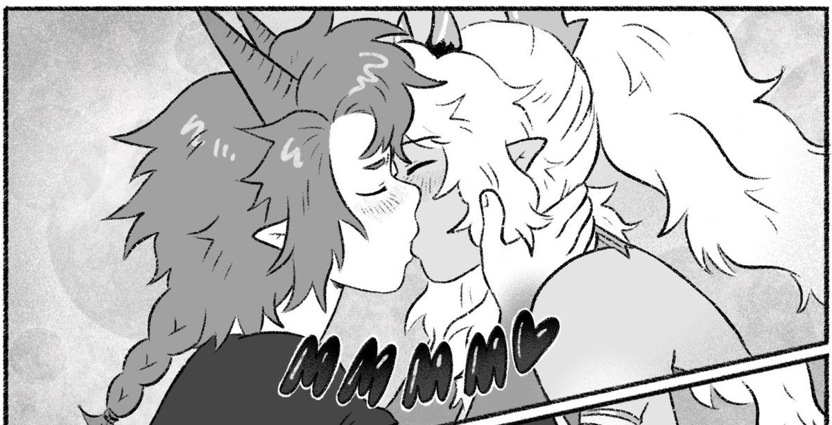 ✨Page 397 of Sparks is up!✨ Kiss kiss 🥰  ✨https://sparkscomic.net/?comic=sparks-397 ✨Tapas  ✨Support & read 100+ pages ahead patreon.com/revelguts