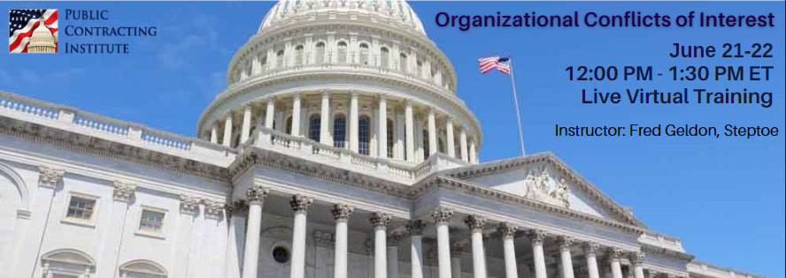 PCISeminars's tweet image. On June 21 &amp;amp; 22, PCI’s live virtual training on Organizational Conflicts of Interest will cover OCI theory, regulations, obligations, and best practices. #OCIs #procurment #GovCon #OCITheory