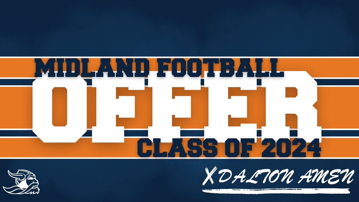 Grateful to have received an offer from <a href="/MidlandU_FB/">Midland Football</a>! 🟠🔵<a href="/Coach_Dzuris/">Ross Dzuris</a> <a href="/CoachCadenMurph/">Caden Murphy</a> <a href="/CoachJamrog/">MU Coach Jeff Jamrog</a>