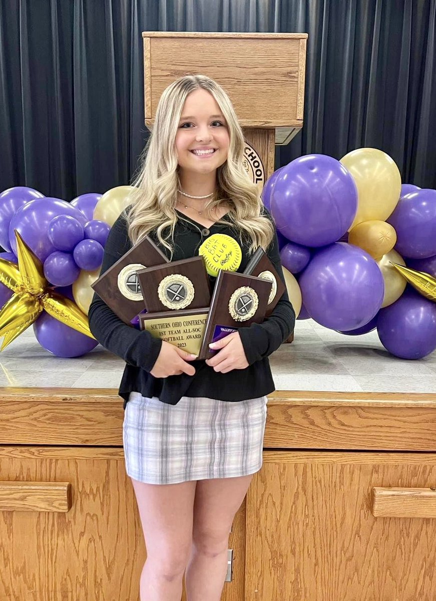 EmilieJohnson2024 (@emjohnson2024) on Twitter photo VHS softball awards 💜🥎
1st Team All Conference (SOC 2),
Team MVP, Leadership Award, Scholastic Athlete Award,
3rd Year Varsity Award, & “Big Bat Club”
Loving summer ball & so excited for my Senior year
<a href="/OHUSSSAPRIDE_06/">OHIO USSSA PRIDE GOLD 06</a> <a href="/ettasoftball/">Marietta Softball</a> <a href="/MVNUsoftball/">MVNU Softball</a> <a href="/KaylaKoch27/">Kayla Marie Taulbee</a> VHS softball awards 💜🥎
1st Team All Conference (SOC 2),
Team MVP, Leadership Award, Scholastic Athlete Award,
3rd Year Varsity Award, & “Big Bat Club”
Loving summer ball & so excited for my Senior year
<a href="/OHUSSSAPRIDE_06/">OHIO USSSA PRIDE GOLD 06</a> <a href="/ettasoftball/">Marietta Softball</a> <a href="/MVNUsoftball/">MVNU Softball</a> <a href="/KaylaKoch27/">Kayla Marie Taulbee</a>