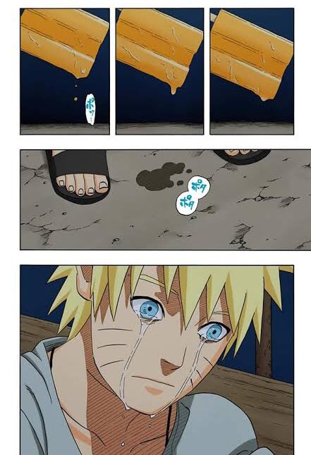 kinhomugiwara's tweet photo. Eu não chorei quando o Jiraya morreu, foi como se a ficha não tivesse caído ou não tivesse acreditado.

Mas quando veio o Naruto lembrando dos momentos dele com o Jiraya, eu dasabei. Ele chorando enquanto segurava o picolé que eles dividiam doeu demais. https://t.co/Exy9EqeOrH