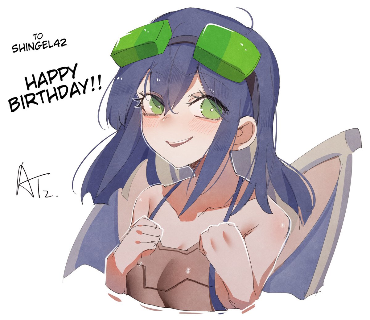 Shingel42's tweet photo. Because my main account has some kind of Shadow Ban...
 I will share in this account the drawing that @aptx9522 made for me as a birthday present!!!!
Thank you very much!!!!!!!!
#MobTalker #Minecraft
(He gave it to me on February 2 but I have not shown it 🫠) https://t.co/DFDWyKHJWt