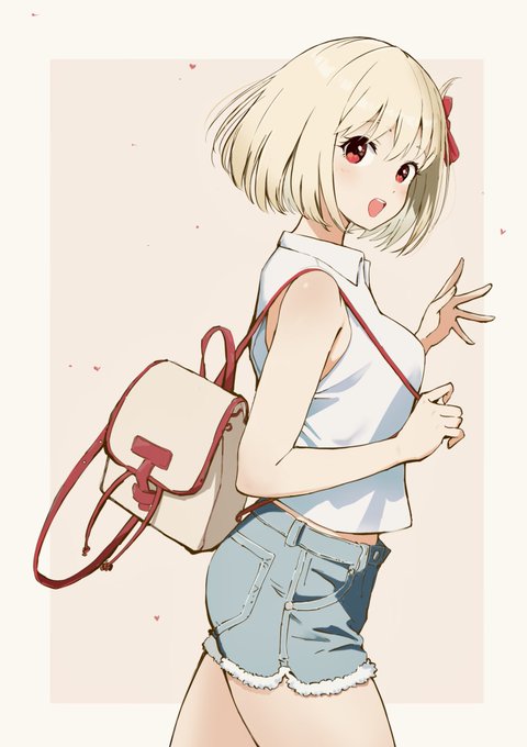 リコリコちさとちゃんかわよ…
夏ぽくラフ私服 