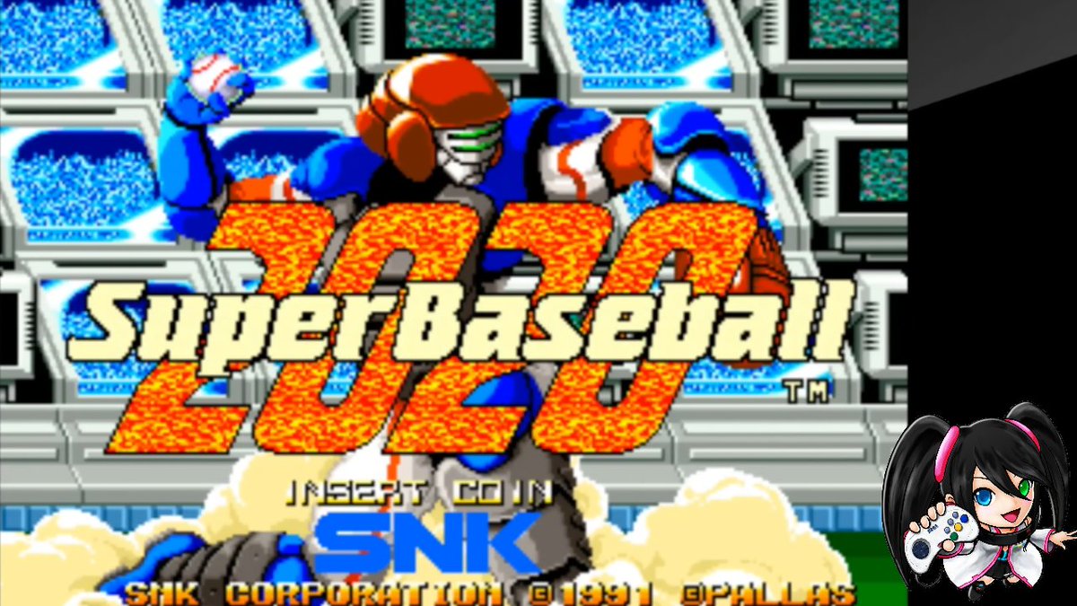 BATTLEGENERATIO's tweet photo. 動画リンク：https://t.co/hBKb0dIWvC
【SUPER Baseball 2020】を遊んでみた！

今回はNEOGEOアケアカより「SUPER Baseball 2020」を遊んでみました。 初期の頃なので野球ゲームもあったんですね。
 ＃アクションゲーム ＃NEOGEO ＃SUPERBaseball2020 https://t.co/bfCafkCB1B