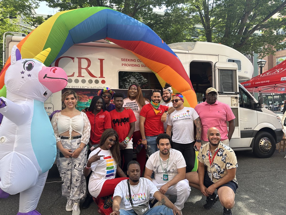 This past Saturday, #NJCRI was at Montclair Pride, where we offered our testing and vaccinations! This team did a fantastic job of providing and educating the public about our services! Great job, everyone!!

Look out for NCRI at other Pride events in New Jersey!!