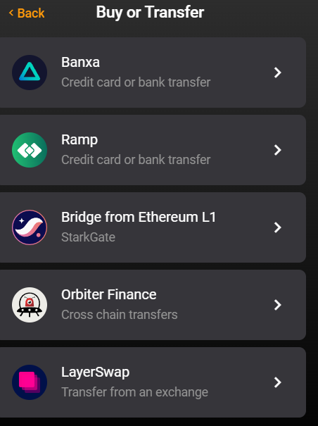FlakoDrops's tweet photo. Vamos a nuestra wallet, en "Deposit" veréis las opciones disponibles. 

Luego solo tenéis que elegir una de ellas, yo por ejemplo lo hice con @layerswap. https://t.co/pHLCnWQ6EK