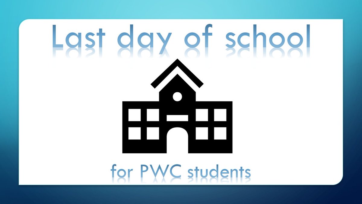 PWCPolice's tweet image. LAST DAY OF SCHOOL! Our #SROs &amp;amp; School #CrossingGuards would like to wish all students a very safe &amp;amp; fun-filled summer. #Motorists, please be aware that schools are closing early today &amp;amp; there will likely be more #pedestrians &amp;amp; #bicyclists during the next few months. #SafeSummer