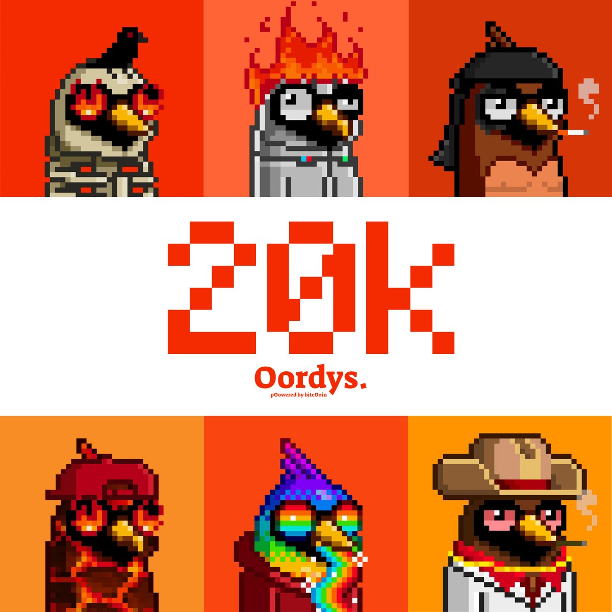 The flOock has grown by over 20k in less than two weeks! 🔶

Our team would like to express our gratitude to everyone in the community, none of this can be done without you. 🧡

1 reply = 1 WL Opportunity 

#oordys #ordinals $BTC