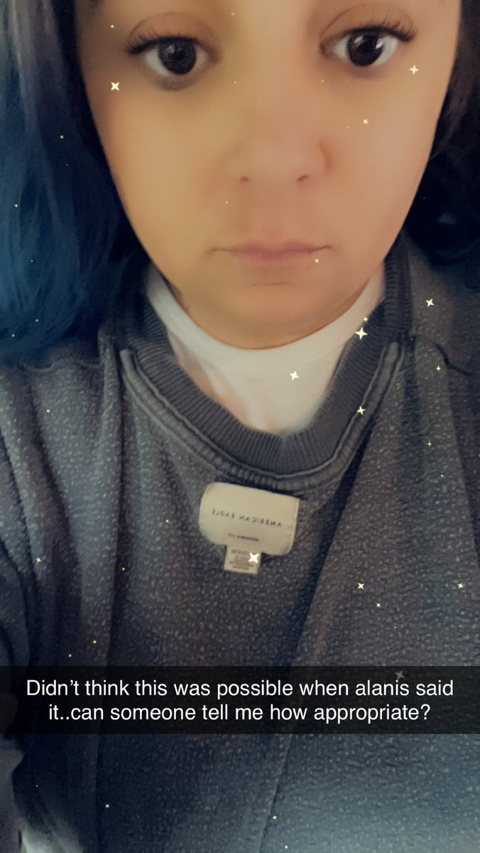 As a kid in the 90s when Alanis sang about this I always question how she wouldn’t notice..cut to 15 years later I put a sweatshirt on looked down a couple mins later and bam! Someone tell me how appropriate #AlanisMorissette #TheFlashMovie #jaggedlittlepill #wtf #facepalm