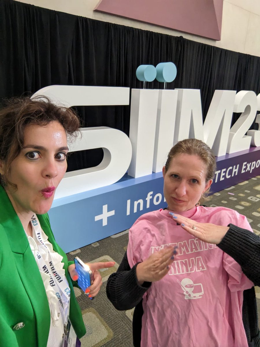 kerrywvu's tweet photo. Also, best speaker gift ever received - informatics ninja shirt https://t.co/pyNI05U9TV