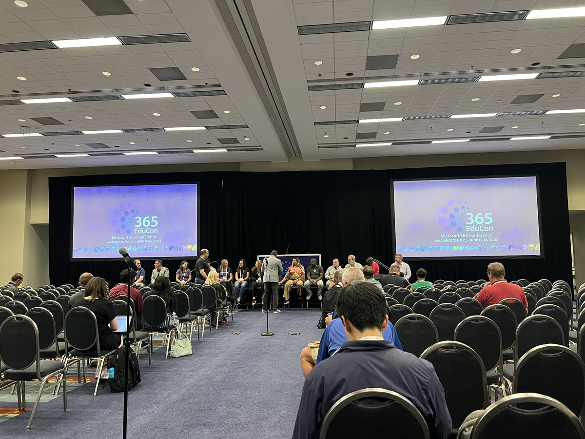 Ctking78's tweet photo. AMA at #365EduConDC   Great questions so far and even more amazing answers to those questions from the panel @365EduCon https://t.co/tWfkPiZOhN