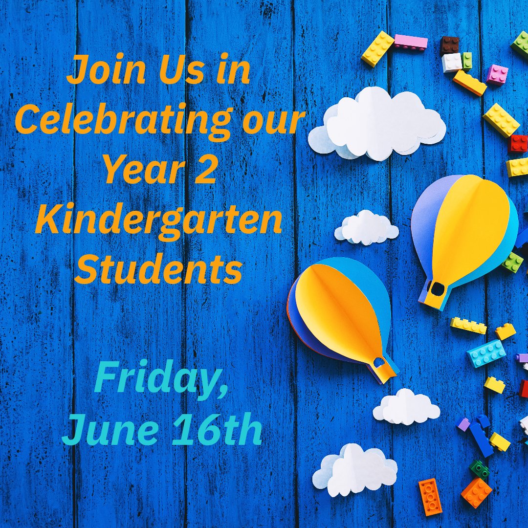 CenPublicSchool's tweet photo. A friendly reminder of our upcoming celebrations. 

Year 2 Kindergarten Celebrations are taking place this Friday - please see communication from your child's teacher as to what time their class is celebrating.

The Grade 6 Celebration is taking place next Thursday,  at 1:30pm. https://t.co/2bbQAWD2rF