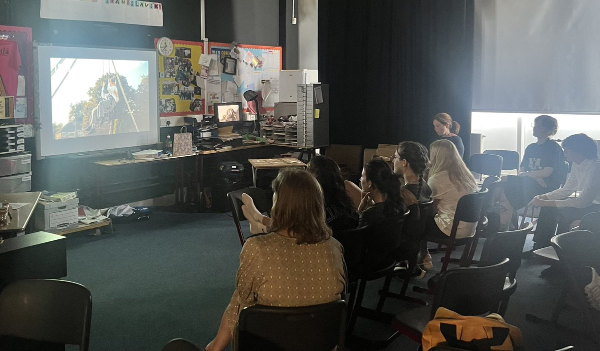 performatbella's tweet photo. In the middle of our school show week it was an extra buzz to welcome back @NTSonline @NTS_Gillian today for the video and evaluation of #LikeFlying @BellahoustonAc https://t.co/ZW9a1s8CvE