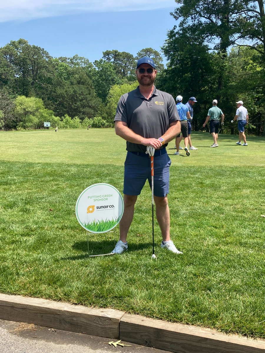 Earlier this week, Gregory Naude – a member of our #OutsideSales #team – represented Sunair Co. at Acenda Integrated Health's 2023 Golf Classic, where we were a proud putting green #sponsor. We can't speak for his game, but it was a pleasure to hit the links for a good cause!