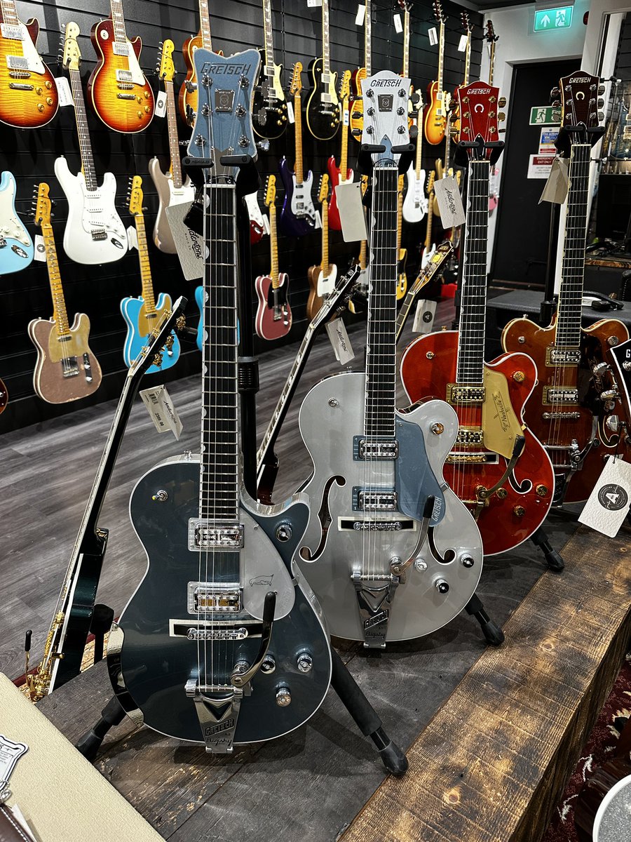Some @gretsch action from the @andertonsmusic Guitar Gallery 💜