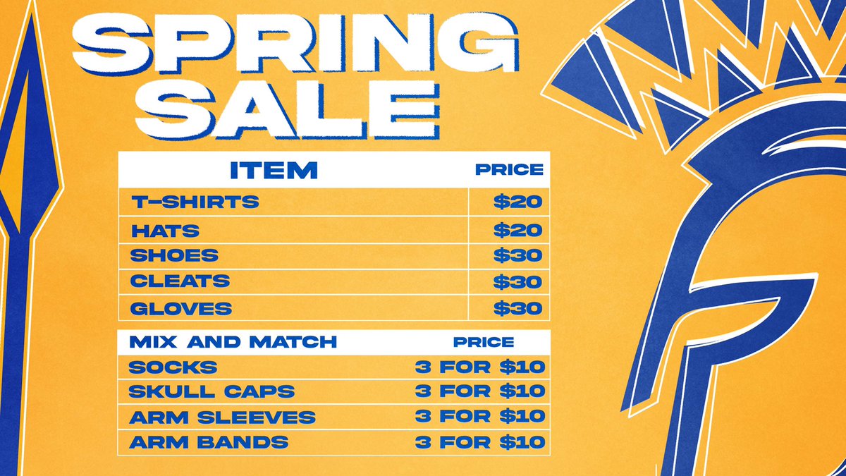 Come by this Saturday, June 17 for our last Spring Sale!  We will be open from 9 am to 8 pm in the visiting team football locker room at CEFCU Stadium.  Lots of big sizes in footwear (13 - 16), so if looking for hard to find sizes come see us! #AllSpartans