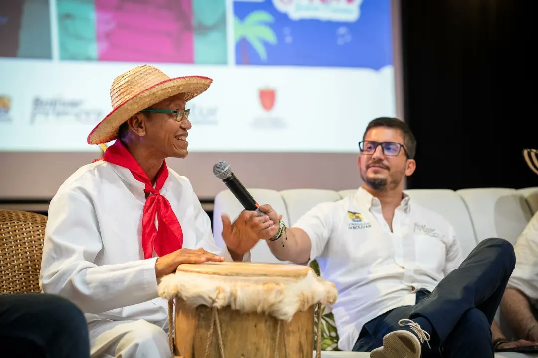 icultur_Bolivar's tweet photo. #ResuenanLosFestivales - Así se vivió el lanzamiento de #FestiMaría, #FestiTambora y #FestiBanda 2023, en @UnibacBolivar, a través de un conversatorio lleno de música, anécdotas y recorridos por nuestra cultura bolivarense. 

@ivansanes @vablelscaff @GobDeBolivar https://t.co/YgWBpw0bDW