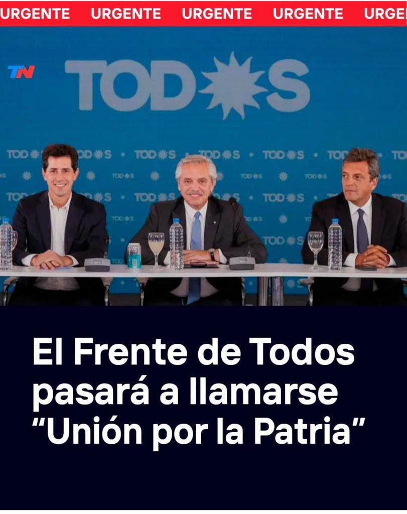 CATejeda48's tweet photo. Habemus frente. Unión por la Patria. (Ganó la Yerba). 
Con o sin PASO lo bueno es consolidar UNIDAD, de Concepción y de Acción como nos legara el General. https://t.co/50ncRUs2ki