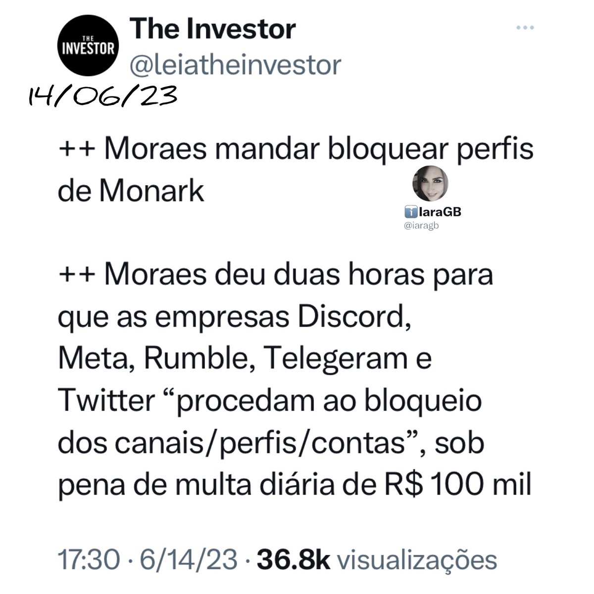 Todos os canais do Monark foram tirados do ar.

O Rumble dificilmente conseguirá, porque não está no Brasil.

O que foi que ele disse⁉️
Contou como o blogueiro ganha milhões com site de apostas⁉️