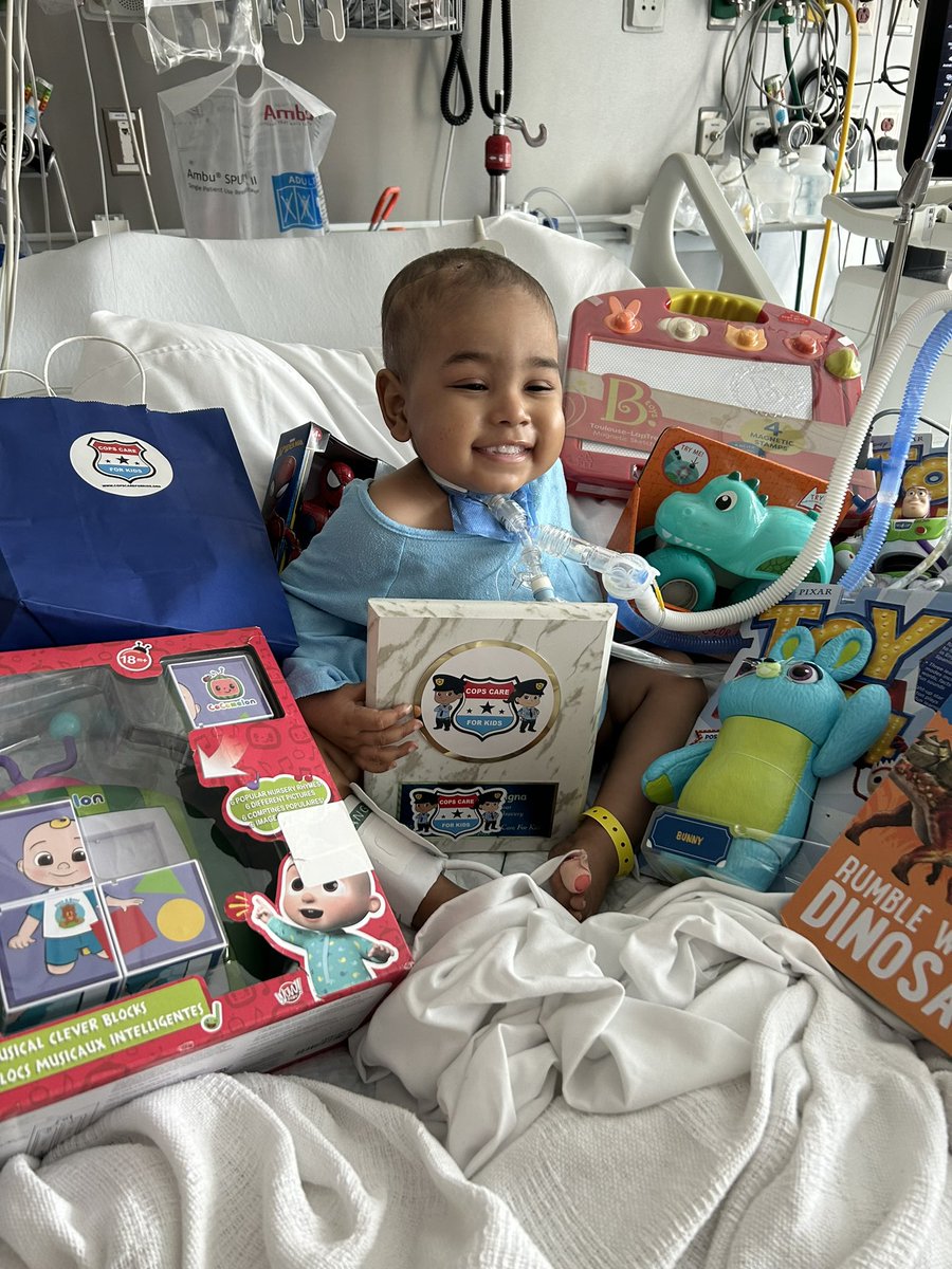 CopsCareForKids's tweet photo. Our newest honoree Leo! Leo is a happy, energetic, and loving little boy undergoing radiation treatment for an aggressive brain tumor. Wishing Leo all the success in his treatment. He was overjoyed with his toys! Thank you @NYPD122Pct &amp; @NYPDCommAffairs for joining us today. https://t.co/bx8CPl4559