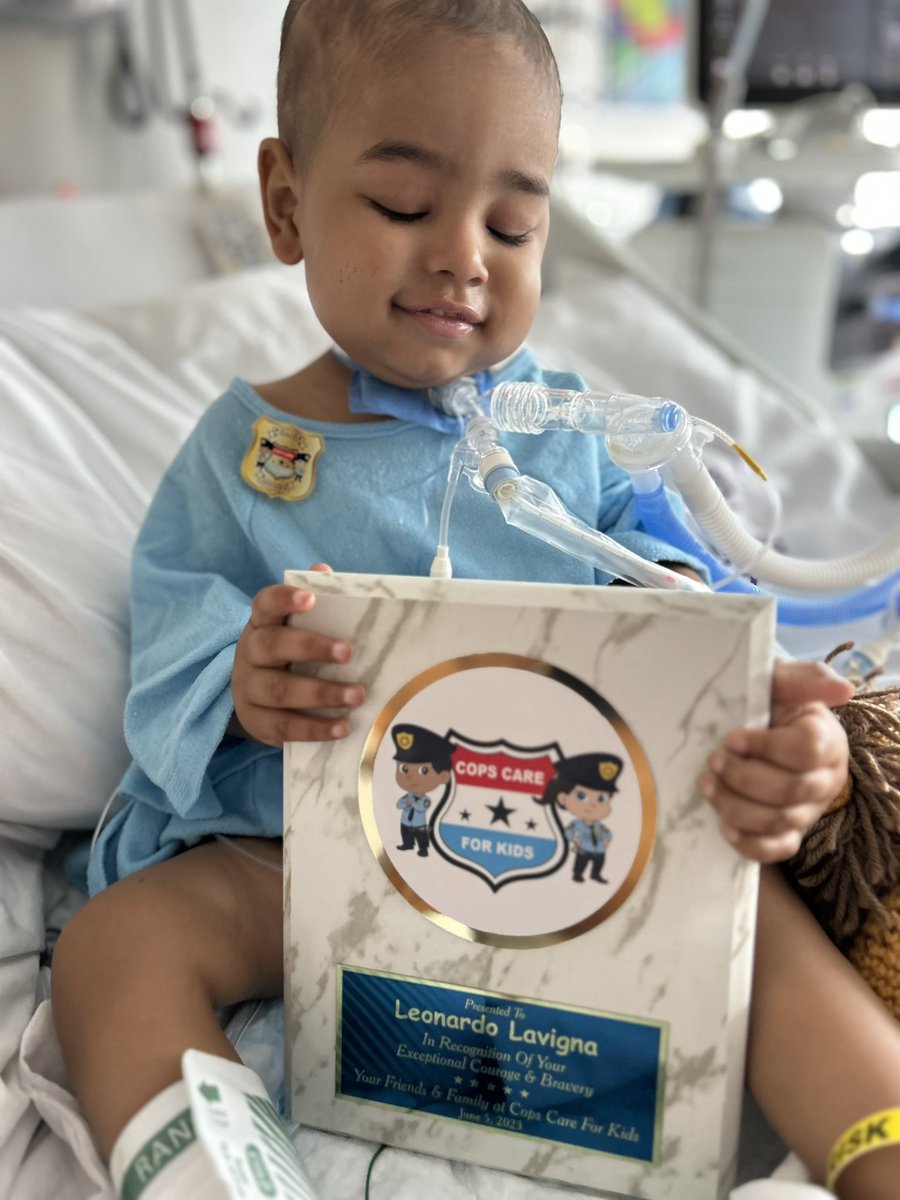 CopsCareForKids's tweet photo. Our newest honoree Leo! Leo is a happy, energetic, and loving little boy undergoing radiation treatment for an aggressive brain tumor. Wishing Leo all the success in his treatment. He was overjoyed with his toys! Thank you @NYPD122Pct &amp; @NYPDCommAffairs for joining us today. https://t.co/bx8CPl4559