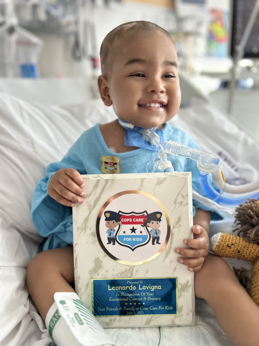CopsCareForKids's tweet photo. Our newest honoree Leo! Leo is a happy, energetic, and loving little boy undergoing radiation treatment for an aggressive brain tumor. Wishing Leo all the success in his treatment. He was overjoyed with his toys! Thank you @NYPD122Pct &amp; @NYPDCommAffairs for joining us today. https://t.co/bx8CPl4559