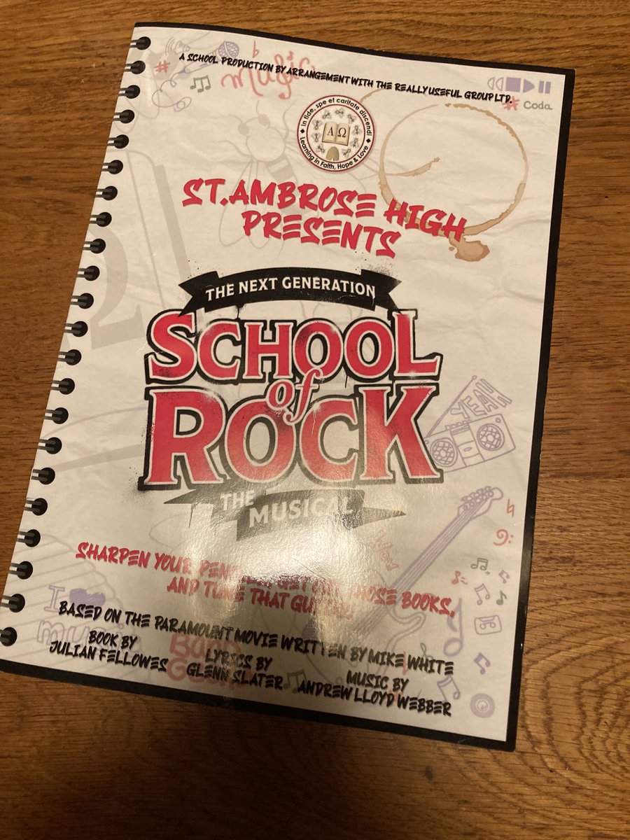 What an amazing show! Well done to all the pupils and teachers involved 👏 I don’t know how you’ll top it next year. #LearningInFaithHopeLove #Ambees #SchoolShow  #SchoolofRock