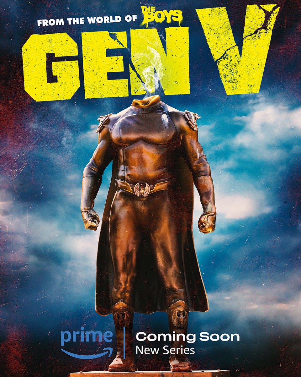 L’affiche de #GenV la série spin off de #TheBoys !