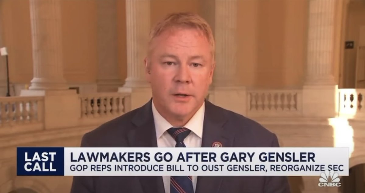 JUST IN - 🇺🇸 US Congressman: "The market must be protected from the current tyrannical SEC Chair" 
 Gary Gensler.