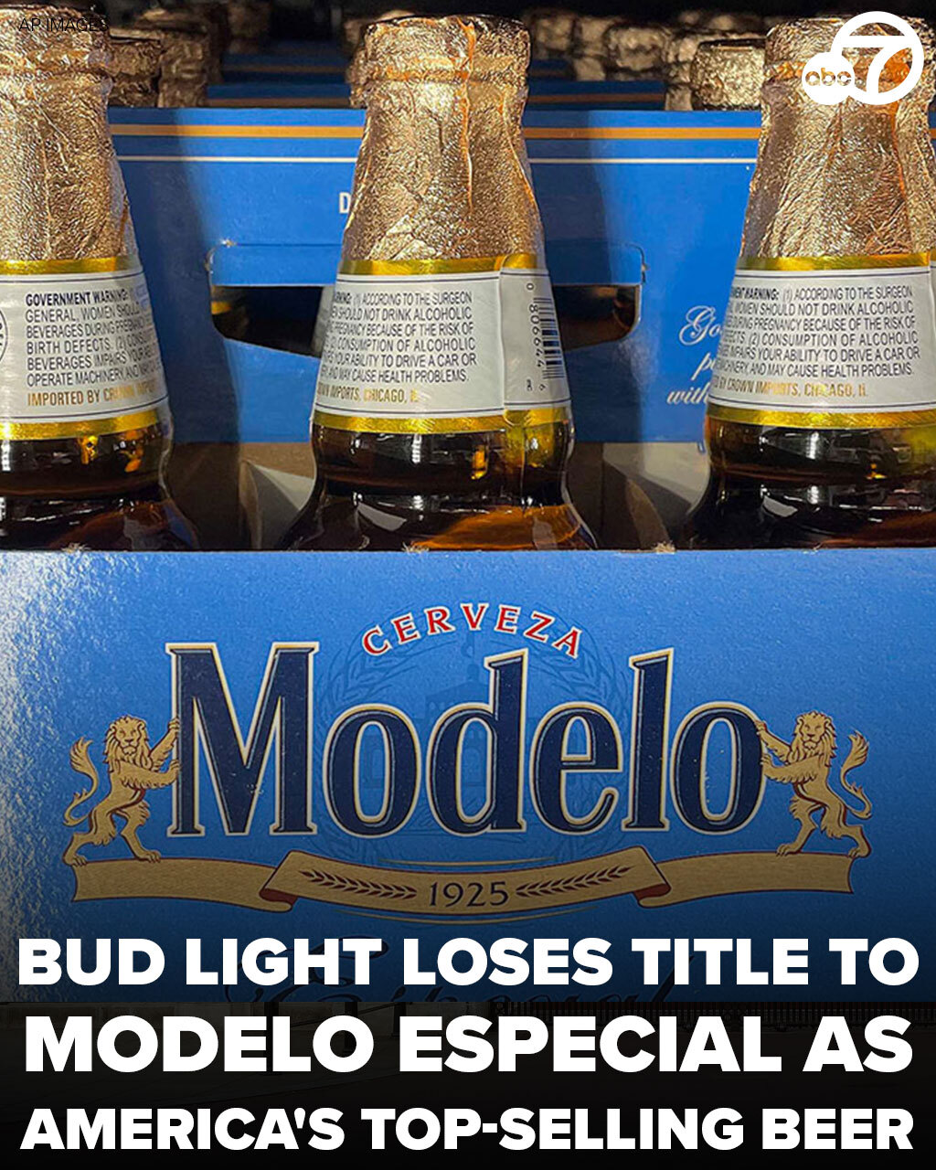 Bud Light loses its title to Modelo Especial as America's top-selling beer  - ABC7 Los Angeles