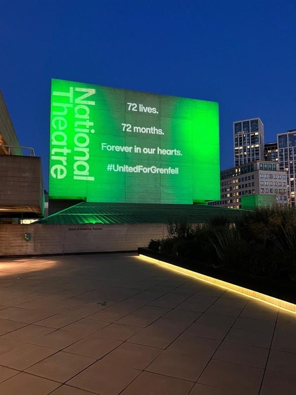 72 months, 72 lives. Today marks the six year anniversary of the Grenfell Tower tragedy. We stand with Grenfell families.

#Green4Grenfell #UnitedForGrenfell