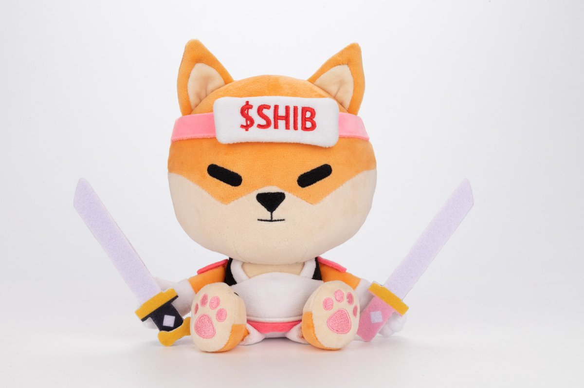 ITS SO FLUFFY!!!! #shibacals #SHIB #SHIB #plushie #Crypto #ShibaInu #bone #leash #community #Shiboshis