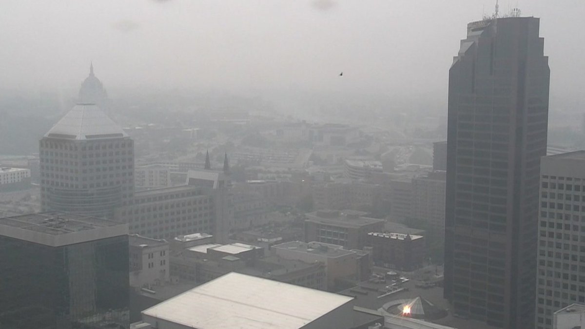 The current worst air quality indexes in the US, per the <a href="/EPA/">U.S. EPA</a>:
- St. Michael, MN (212)
- St. Cloud, MN (204)
- Minneapolis (194)
- St. Paul (194)
- Brainerd, MN (193)
- Blaine, MN (191)
- Detroit Lakes, MN (191)
- Shakopee, MN (171)

<a href="/WCCO/">WCCO | CBS News Minnesota</a> #mnwx