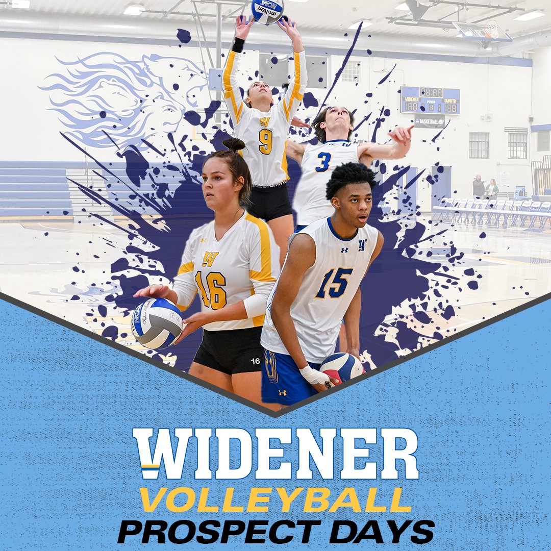 Clinic time for @widenervb's m/w teams! Signup to claim your spot now!!

Men: 8/1/23: bit.ly/461XHCO
Women: 7/16/23: bit.ly/43YYBht

#GoWidener #PlayWithPride