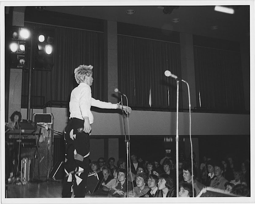 country_mile's tweet photo. @WallyTBM Not many people can say they were “papped” at the first gig they went to on their own, but I was! This was The Tea Set live in 1979 and I’m the one to the right of Nic in the 1st photo and to the left of the mic stand in the 2nd photo by photographer Mick Young! #TheTeaSet https://t.co/sDGa1P1gAY
