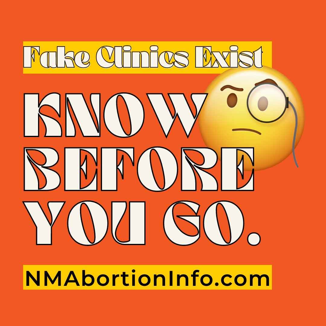 Don't Be Fooled! Spotting Fake Clinics in New Mexico is Vital. Get Informed at NMAbortionInfo.com #NMAbortionInfo #ReproductiveHealth #BansOffOurBodies #nmpol