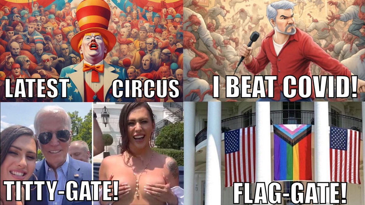 Dusty Smith on Twitter "Trump's Latest Indictment Circus/I Beat Covid